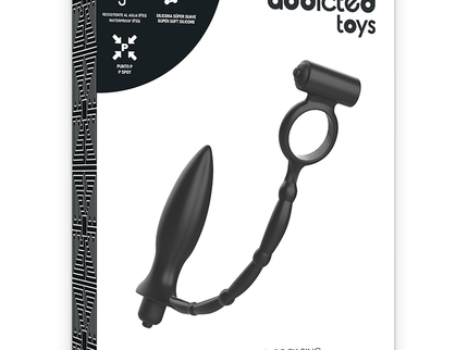 ADDICTED TOYS - ANAL PLUG WITH VIBRATORY RING