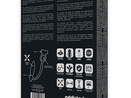 ADDICTED TOYS - ANAL PLUG WITH VIBRATORY RING