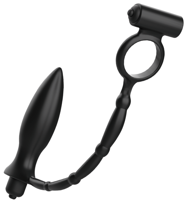 ADDICTED TOYS - ANAL PLUG WITH VIBRATORY RING