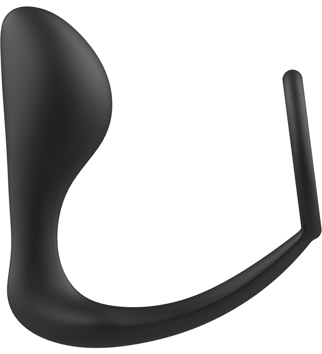 ADDICTED TOYS - ANAL PLUG WITH BLACK SILICONE RING