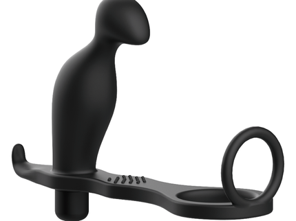 ADDICTED TOYS - ANAL PLUG WITH BLACK SILICONE RING 12 CM