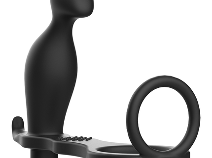 ADDICTED TOYS - ANAL PLUG WITH BLACK SILICONE RING 12 CM