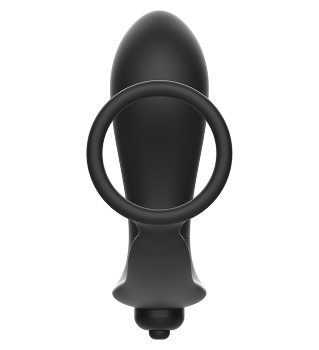 ADDICTED TOYS - VIBRATORY ANAL PLUG WITH PENIS RING