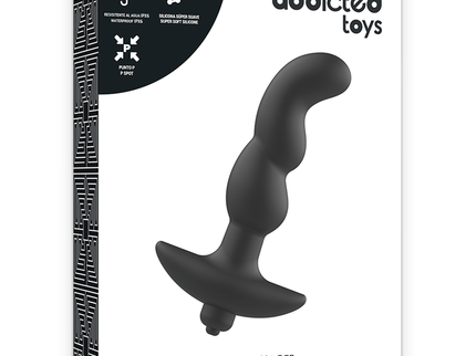 ADDICTED TOYS - ANAL MASSAGER WITH BLACK VIBRATION MODEL 2