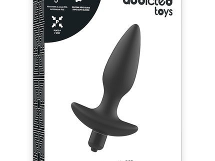 ADDICTED TOYS - MASSAGER PLUG ANAL WITH VIBRATION BLACK